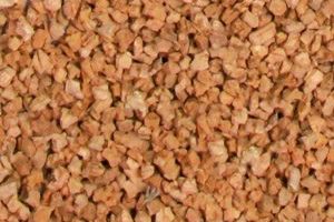 Insufflaggio di sughero granulare nelle intercapedini